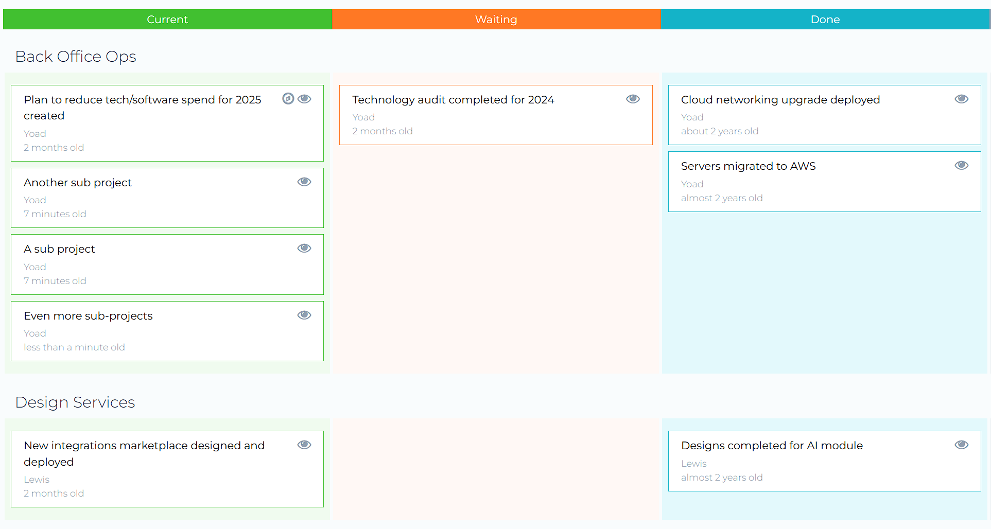 New Kanban UI