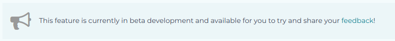 Image showing feedback link